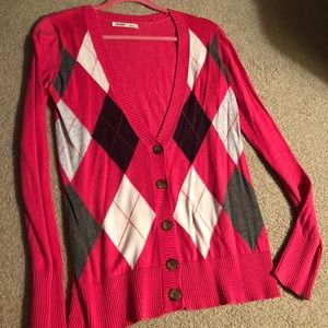 V neck tunic sweater